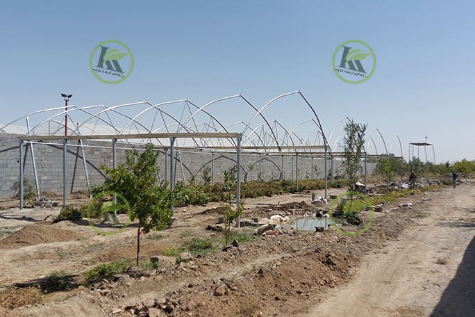 گلخانه گاتیک اسپانیا در مشهد | پروژه اجرایی کیانکشت