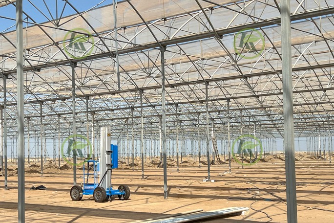 راهاندازی گلخانه گاتیک اسپانیا در چابهار | پروژه اجرائی کیان کشت