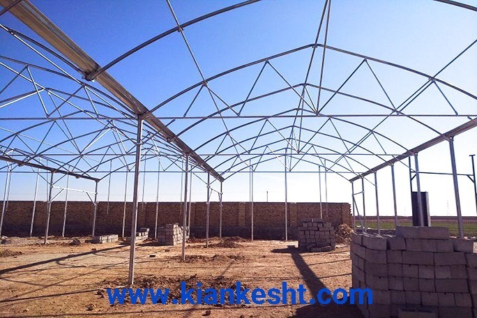 گلخانه گاتیک اسپانیا در مجموعه سردشت مشهد | پروژه اجرایی کیان کشت