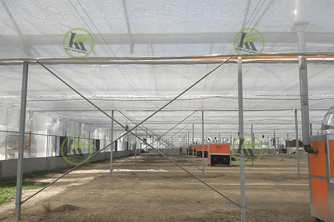 گلخانه گاتیک اسپانیا پرده انرژی سیوینگ