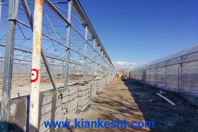 گلخانه گاتیک اسپانیا در گلبهار| پروژه اجرایی کیانکشت